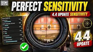 NEW UPDATE 4.4 !!🔥BEST SENSITIVITY CODE+CONTROL SETTINGS BGMI/PUBG MOBILE | BGMI AFTER UPDATE 4.4