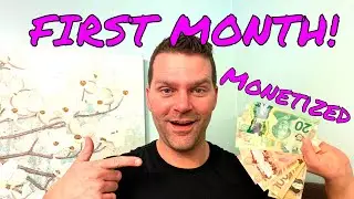 How Much Did I Make in My FIRST Month of Monetization on Youtube!