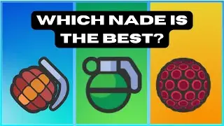 Which Nade is The Best? (Frag vs. RGD-5 vs. Sticky) | ZombsRoyale.io