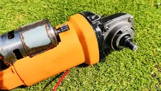 i convert a old Angle Grinder into a Powerful Lifting Winch 🪝 !!!