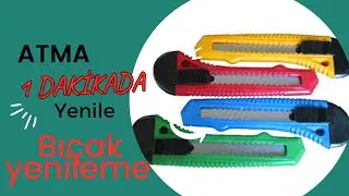 Atma yenile falçata maket bıçağı  bıçak değişimi  nasıl yapılır