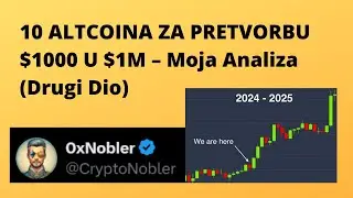MOŽETE LI SA OVIH 10 ALTCOINA PRETVORITI 1000$ u 1M$ ? – Moja Analiza (Drugi Dio)