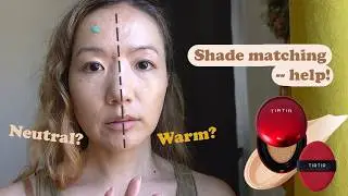 Struggling to find my correct shade | Sampling TIRTIR Red Cushion foundation
