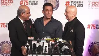 Interview Salman Khan At SOORAJ BARJATYA HOST RED CARPET OF UUNCHAI