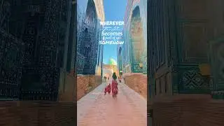 Do You Agree ? Shah e Zinda, Samarkand, Uzbekistan #shorts #travel #quotes