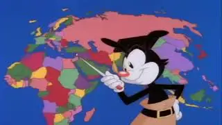 Yakko's World but when Yakko points to a nation, a logo rip-off or parody from that nation plays