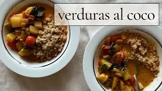 Verduras al coco: idea para incorporar más verduras en tu día a día