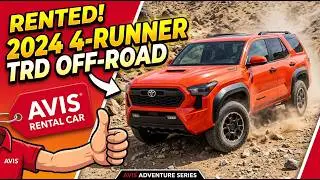 2024 Toyota 4-Runner TRD offroad Rental Car From Avis