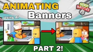 ANIMATING Slap Battles Banners Using Ai! (PART TWO) | Roblox Slap Battles