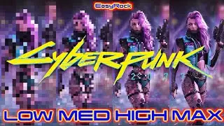 Cyberpunk 2077 Unique Graphics Comparison! Low vs Med vs High vs Ultra! RTX on vs RTX off!