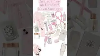 Sunday resets take priority sorry not sorry x 🌸🛁#thatgirl #sundayreset #pinkaesthetic #coquette