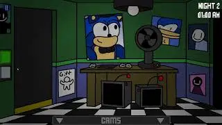(FIve Nights at Sonic's Reanimated Recoded)(Night 2 completed)