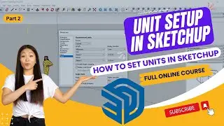 How to change units in sketchup | Unit Setup in Sketchup | Change the Units of Measure in SketchUp