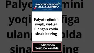 TELEGRAMDA KOD KELMASA WI-FIDAN PAROL SO'RASH