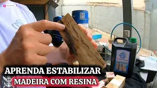 Learn the entire wood stabilization process with chemist Sardinha.