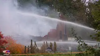 Grote brand in leegstaande boerderij - De Boese Drachtstercompagnie
