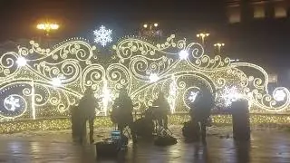 Выступление рок-группы 