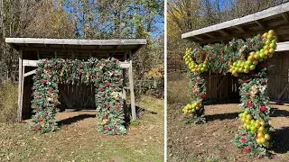 Christmas Flower Arch With Celetex Balloons | KetieStory