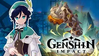 LUCHO POR PRIMERA VEZ CONRA LA SERPIENTE DE LAS RUINAS! EXPLORANDO MINAS DE SIMA - GENSHIN IMPACT