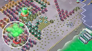 BOOM BEACH // Fang AMAZING SOLO 👌🏼 Grenadiers/Zookas/Bullit taunt // DEAD END 5 men tf