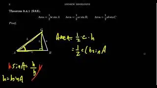Finding the Area of an Oblique Triangle (SAS)