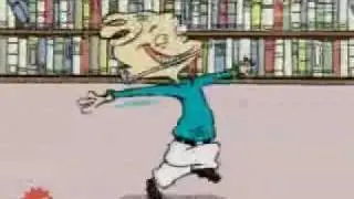 Jimmy Runs around a library for 5 minutes while I play 89% fitting music