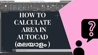 How to calculate Area in AutoCad |Sqm to sqft|