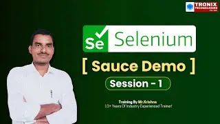 Selenium Project Session 1 in Telugu || Selenium Training by Mr. Krishna