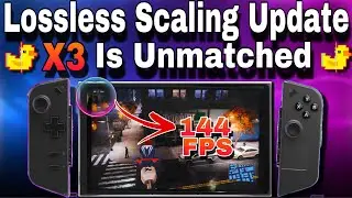 Lenovo Legion Go Lossless Scaling X3 Triple FPS Game Changer | Who Needs AFMF & We Have This!