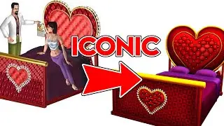 AN ICON RE-MADE FOR THE SIMS 4 💕💖 ~ Heart Shaped Bed (Mod Review)