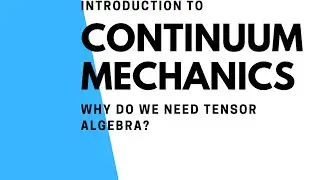 Why do we need tensor algebra