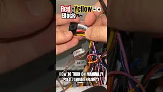 How to Turn On Any Android Headunits With A Wall Adapter | Wire Diagram + and -