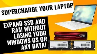 Увеличение SSD и RAM без переустановки ОС в HP Laptop 15s-eq1343ur