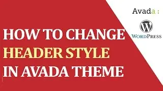 How to change the header style in Avada theme (v3.0.8)?