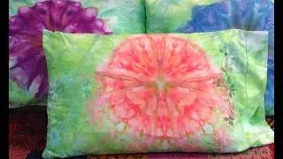 How to Dye a Blooming Pillowcase
