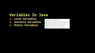 Java Variables Explained | Types, Declaration & Initialization | Java Tutorial for Beginners #10