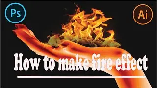 How to make Fire Effect in photoshop | #photoshop #tutorial
