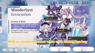 [Genshin Impact] Pulling a ten pull on standard banner