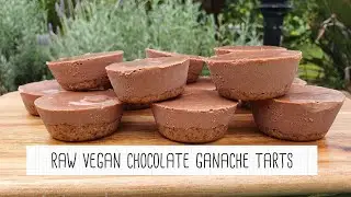 How to Make Raw Vegan Chocolate Ganache Tarts