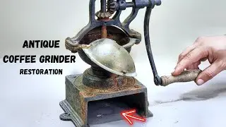 Austro-Hungarian Coffee Grinder Restoration - From Flea Market Find to Kitchen Treasure