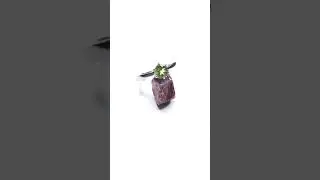 Bague argent, Péridot 0.72 ct
