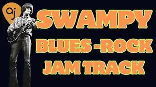 Swampy Blues Rock Jam Track | Guitar Backing Track (E Minor / 114 BPM)