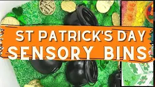 Create a Magical St Patrick's Day with THESE Sensory Bins!