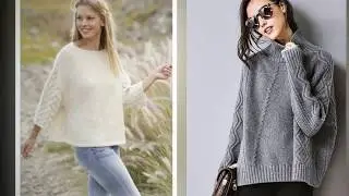 Pletena moda/Свитер оверсайз-наволочка (crochet )  💐🌹🌺👍