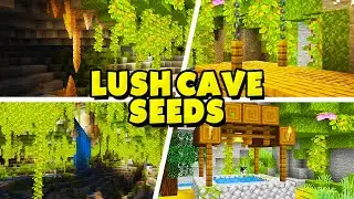 20 Minecraft Lush Cave Seeds! (Bedrock & Java Edition 1.18)