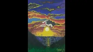 Akrilik Tablo Resim Çizimi | Akşamüstü = Acrylic Painting | Afternoon