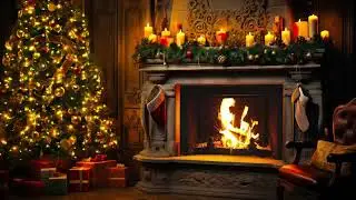 Musique de Noël 🎄🎅  Instrumentale au piano avec Feu de cheminée