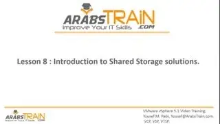 Lesson 8: Introduction to shared storage solutions