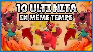 BRAWL STARS - 10 NITA ULTIMATE EN SHOWDOWN EN MÊME TEMPS