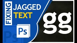 How to fix jagged text In Photoshop in 2 minutes 2020